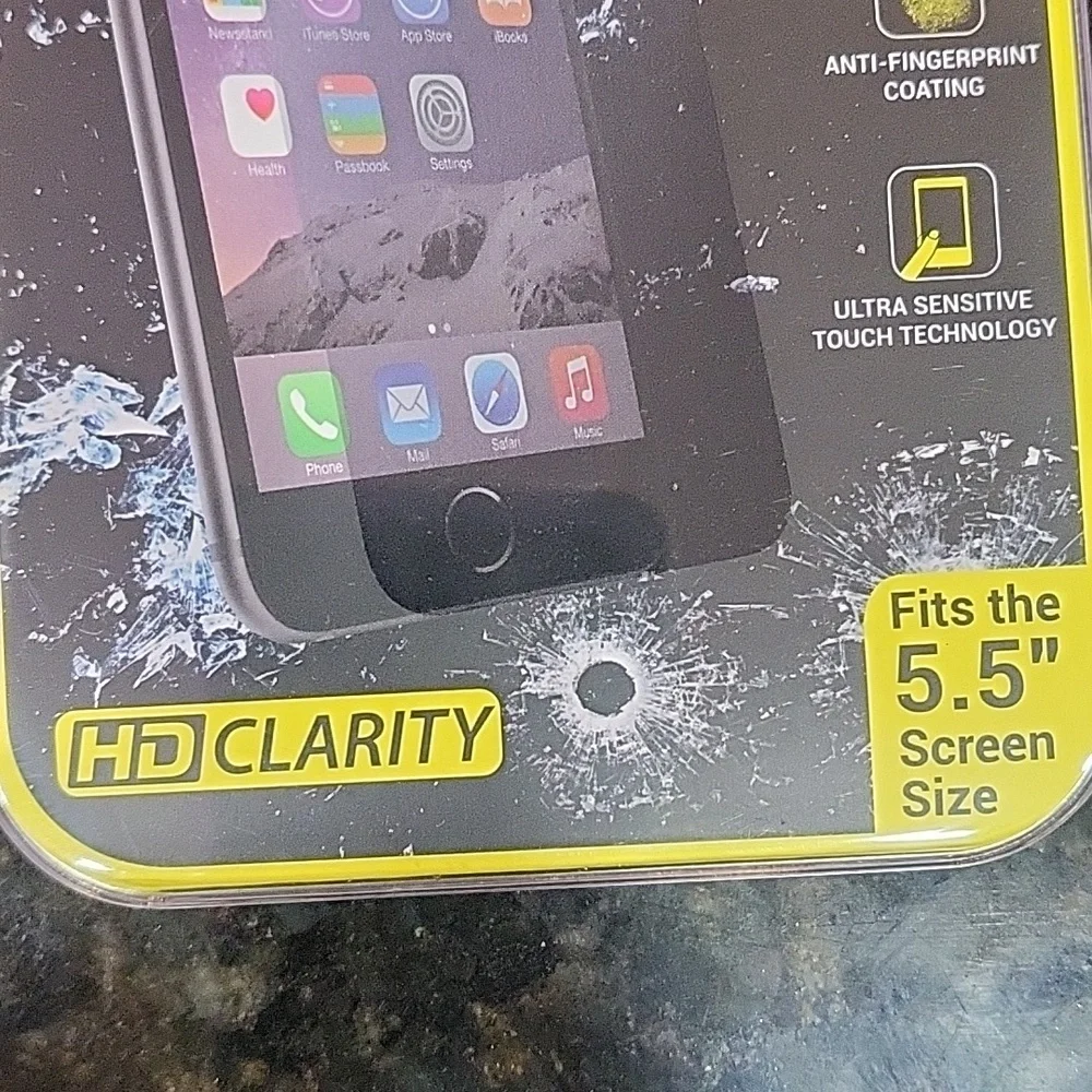 ShatterGuardz Tempered Glass Screen Protector - Black